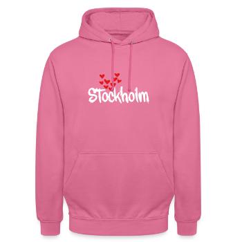 Stockholm - Luvtröja unisex - rosa - Fram - Alina (178cm) & Michal (187cm)