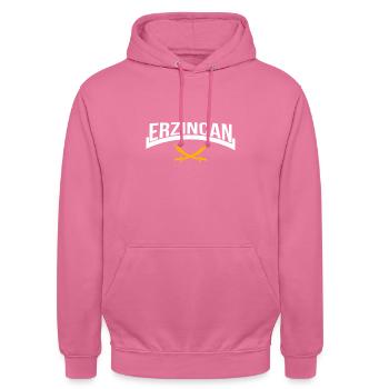 Erzincan alevi - Unisex Hoodie - pink - Front - Alina (178cm) & Michal (187cm)