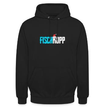 Fischkopp Weihnachten - Unisex Hoodie - Schwarz - Vorne - Alina (178cm) & Michal (187cm)