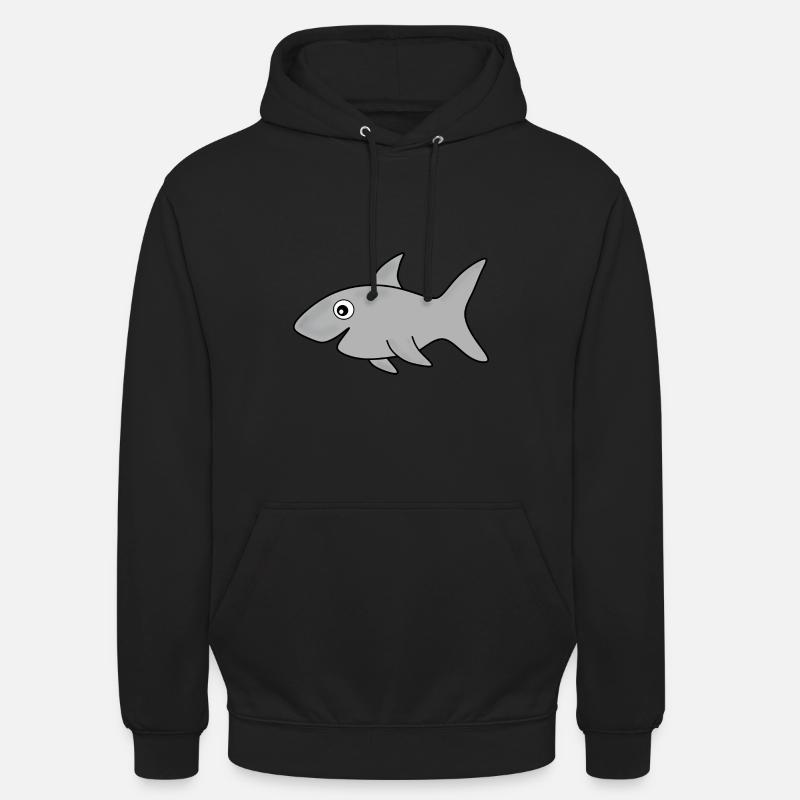 Requin Requins Pêche Poisson - Sweat-shirt à capuche unisexe - noir
