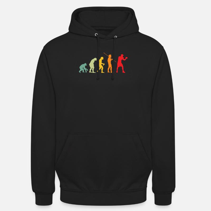 Boxing evolution boxing - Unisex Hoodie - black