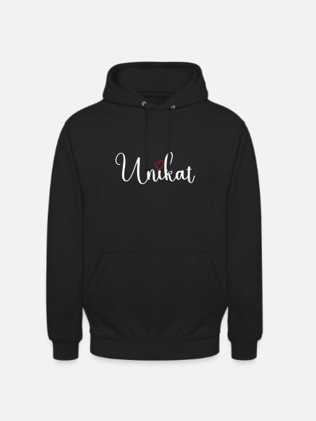 Unikat - Unisex Hoodie - Schwarz