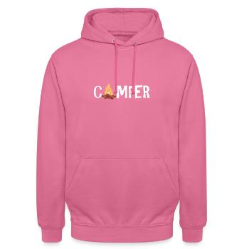 Camper - Unisex Hoodie - Pink - Vorne - Alina (178cm) & Michal (187cm)