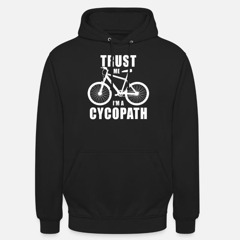 Cycopathe - Sweat-shirt à capuche unisexe - noir