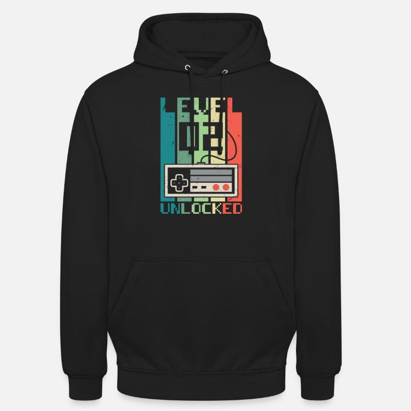 Niveau 2 débloqué - Sweat-shirt à capuche unisexe - noir