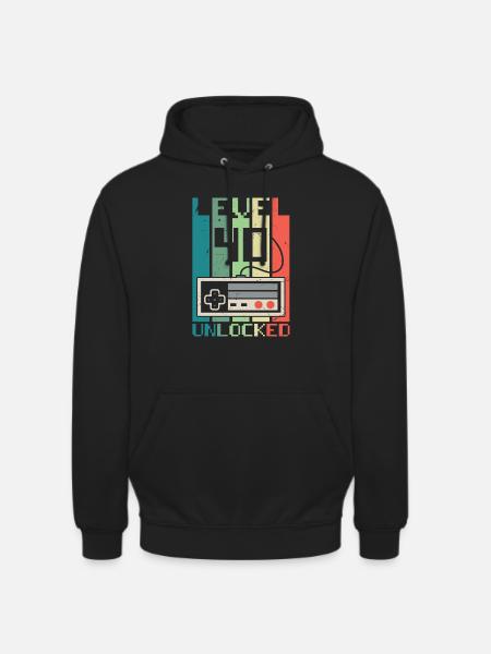 Level 40 freigeschaltet - Unisex Hoodie - Schwarz