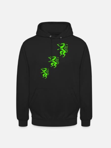 Styrie - Sweat-shirt à capuche unisexe - noir