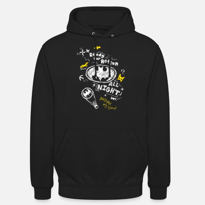 Batman Ready for Action - Sweat-shirt à capuche unisexe - noir