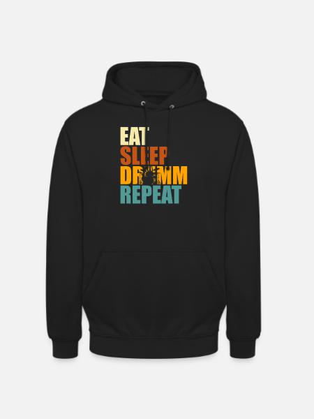 Drums Drummer Drummer Drummer - Unisex Hoodie - black