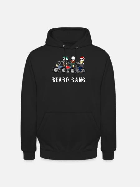 Beard Gang Beard Gift - Unisex Hoodie - black