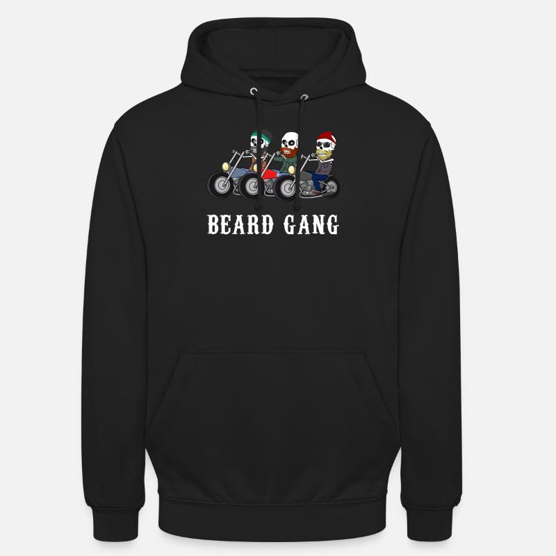Beard Gang Bart Geschenk - Unisex Hoodie - Schwarz