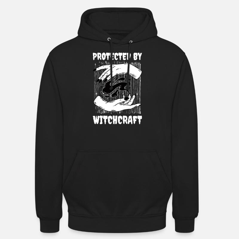 Protected By Witchcraft Wicca Geschenk - Unisex Hoodie - Schwarz