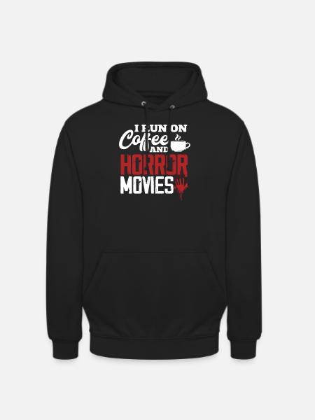 Horror Movies Coffee - Unisex Hoodie - black