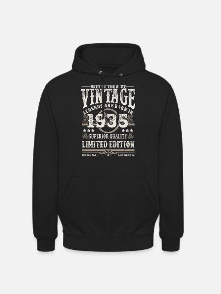 Legenden werden 1935 geboren - Unisex Hoodie - Schwarz