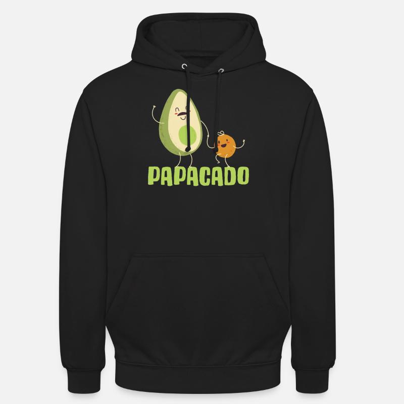 Papacado Avocado Gift - Unisex Hoodie - black