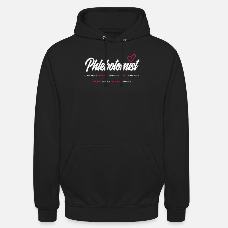 Force de perforation - Sweat-shirt à capuche unisexe - noir