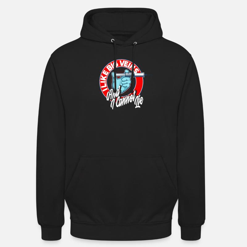 Force de perforation - Sweat-shirt à capuche unisexe - noir