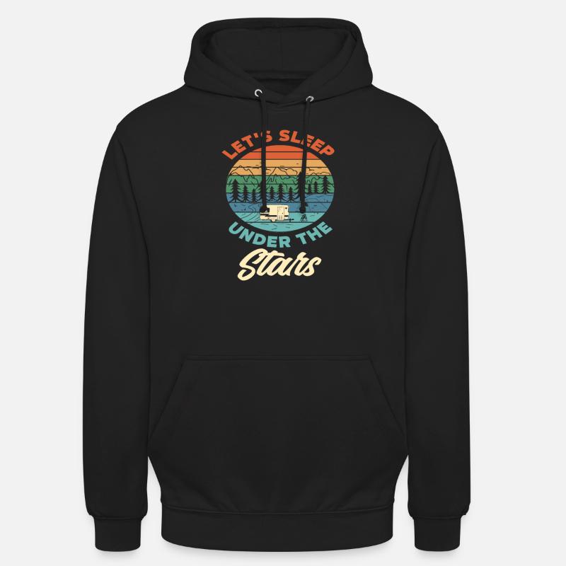 Caravane de vacances Camping-car camping-car - Sweat-shirt à capuche unisexe - noir