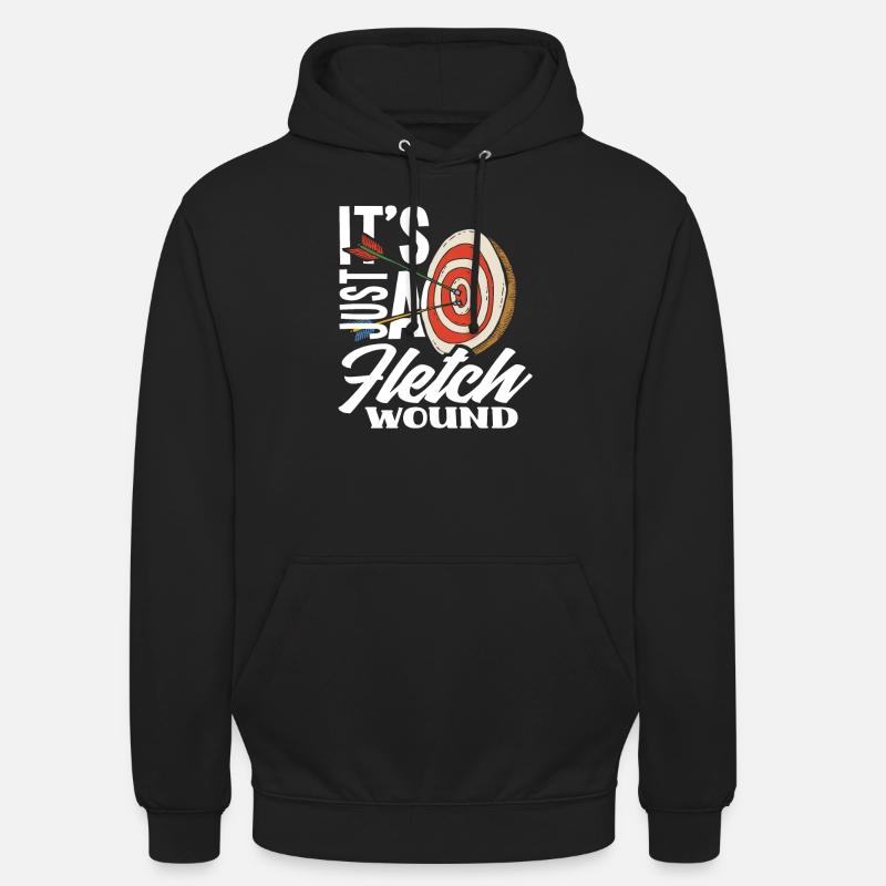 Lustiges Bogenschießen Bogen - Unisex Hoodie - Schwarz