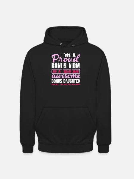 Stepmom Stepdaughter Gift - Unisex Hoodie - black