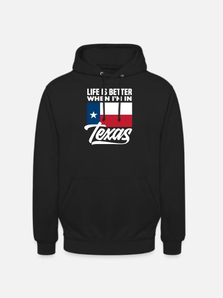 Texas Life - Unisex Hoodie - black