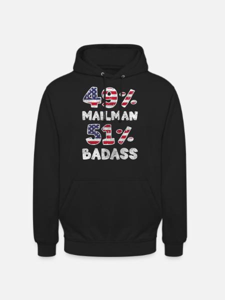 Post Kurier Briefzusteller - Unisex Hoodie - Schwarz