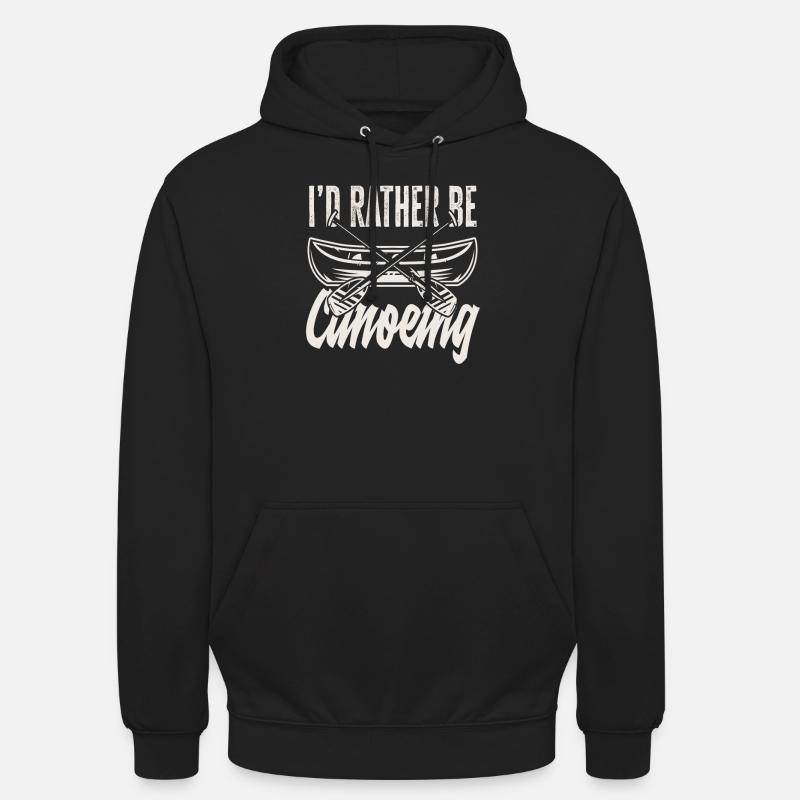 Canoë Canoë - Sweat-shirt à capuche unisexe - noir