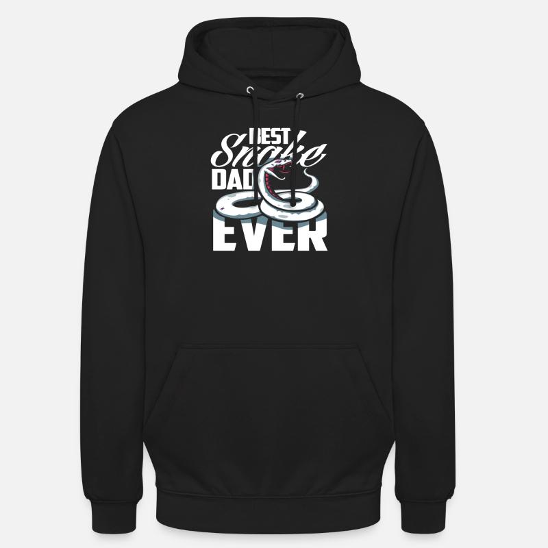 Best snake dad - Unisex Hoodie - black