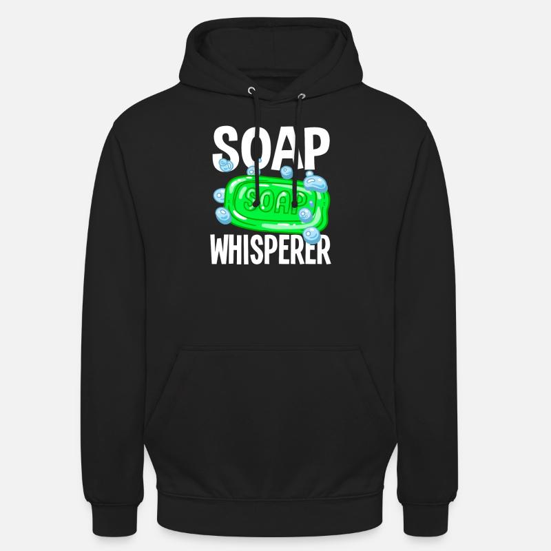 Soap Whisperer Soap Making - Unisex Hoodie - black