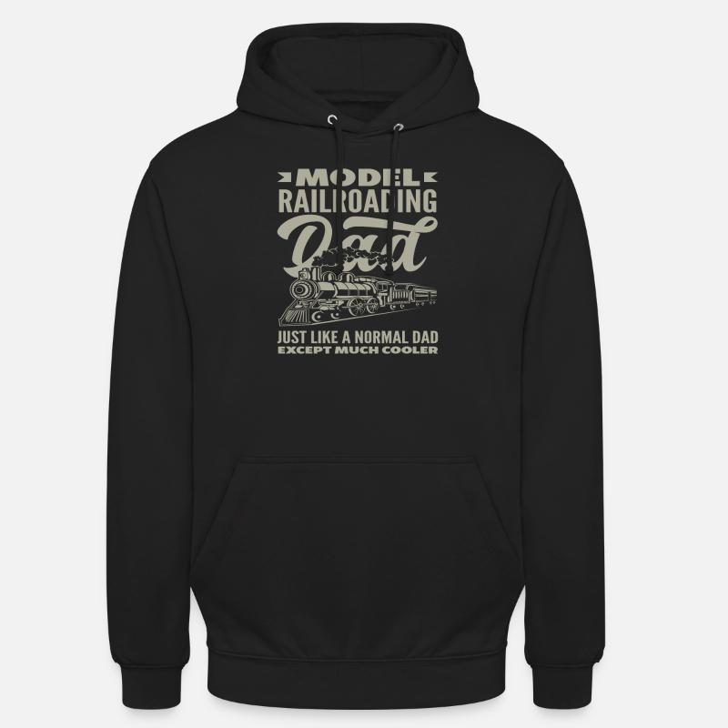 Model Railway Dad - Simply Cooler - Sweat-shirt à capuche unisexe - noir