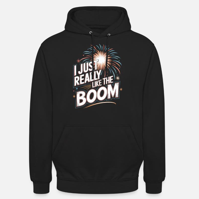 Pyrotechnie Feux d’artifice Pyrotechnie - Sweat-shirt à capuche unisexe - noir