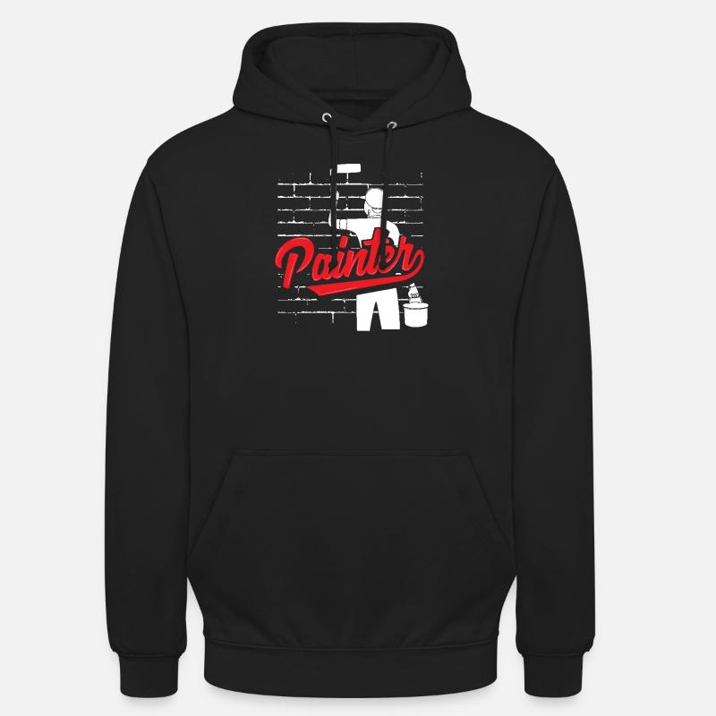 Peintre Art mural Créativité - Sweat-shirt à capuche unisexe - noir