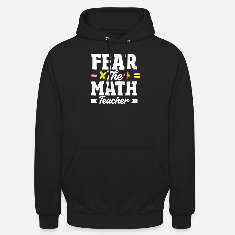 Math Teacher Math Gift - Unisex Hoodie - black