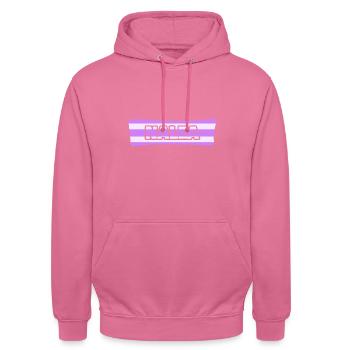 Nalea en mariage - Sweat-shirt à capuche unisexe - rose - Devant - Alina (178cm) & Michal (187cm)
