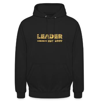 Leader 2009 - Unisex Hoodie - Schwarz - Vorne - Alina (178cm) & Michal (187cm)