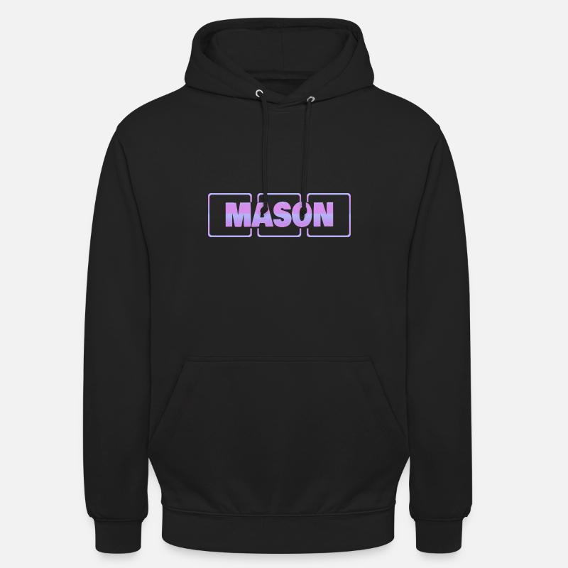 Cadeau pour Mason - Sweat-shirt à capuche unisexe - noir