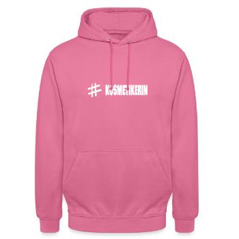 Kosmetikerin - Unisex Hoodie - Pink - Vorne - Alina (178cm) & Michal (187cm)