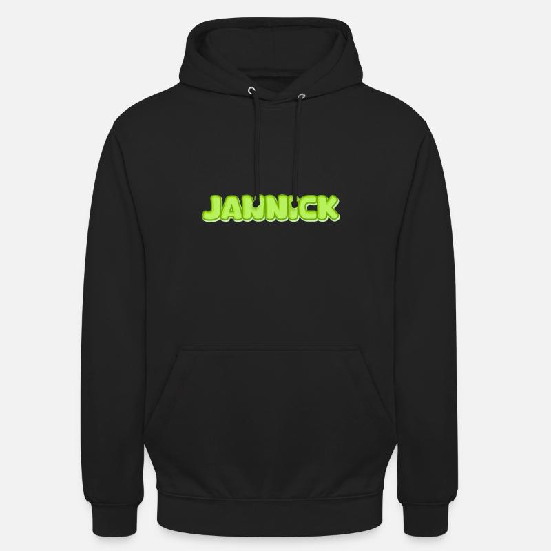 Cadeau pour Jannick - Sweat-shirt à capuche unisexe - noir