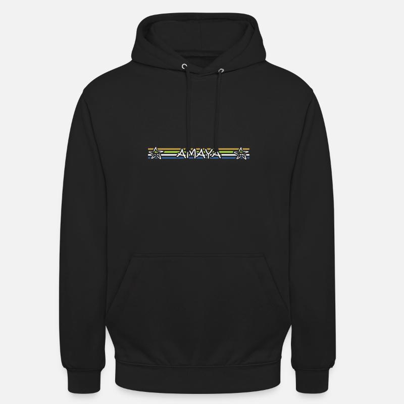 Cadeau pour Amaya - Sweat-shirt à capuche unisexe - noir