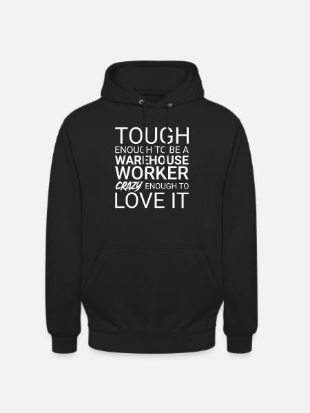 Warehouse Worker Crazy - Unisex Hoodie - black