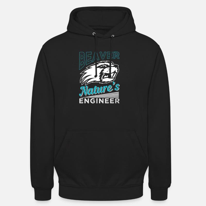 Biber - Unisex Hoodie - Schwarz