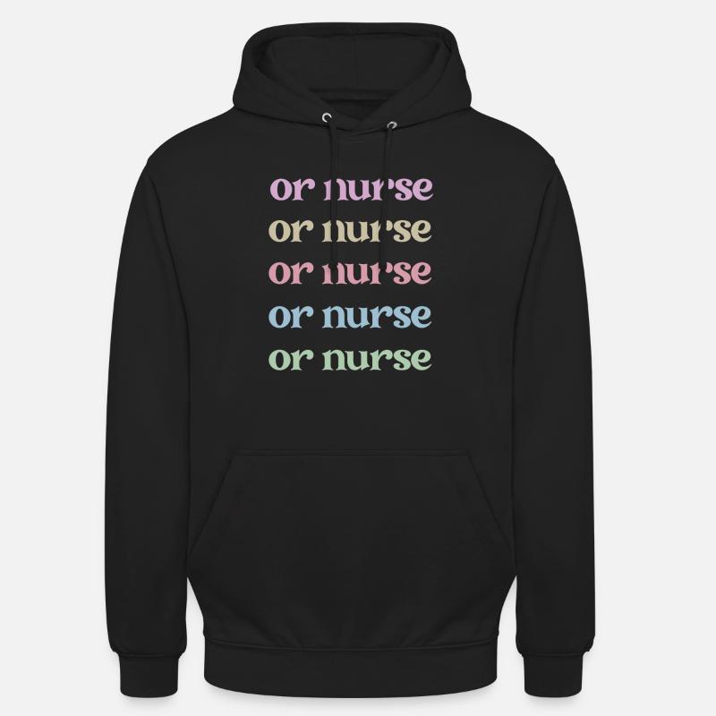 OP-Schwester Operationsschwester Krankenschwester - Unisex Hoodie - Schwarz