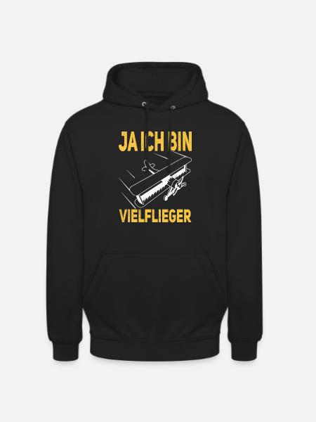 Modellfliegen RC Flugzeug Modellflug - Unisex Hoodie - Schwarz