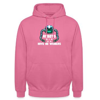 Robotik Ingenieur Für Maschinelles Lernen - Unisex Hoodie - Pink - Vorne - Alina (178cm) & Michal (187cm)
