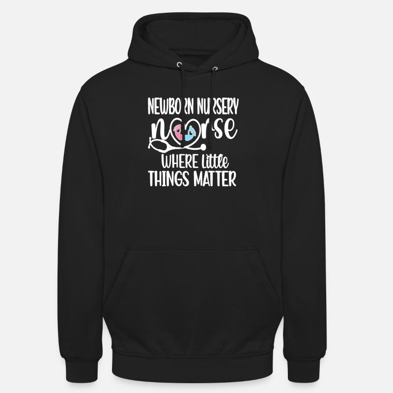 Fier cadeau d'infirmière néonatale - Sweat-shirt à capuche unisexe - noir