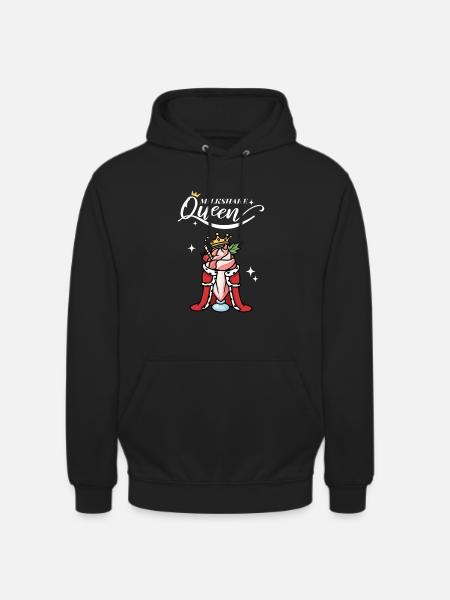 Milkshake Queen Milkshake Milchshake - Unisex Hoodie - black