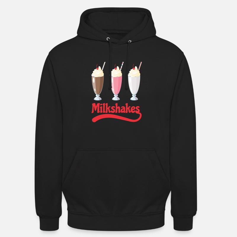 Milkshakes Milkshake Milkshaker - Sweat-shirt à capuche unisexe - noir