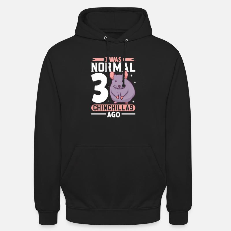 Idée cadeau Chinchilla Lover - Sweat-shirt à capuche unisexe - noir
