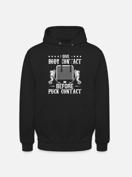 Ice hockey spieler - Unisex Hoodie - Schwarz
