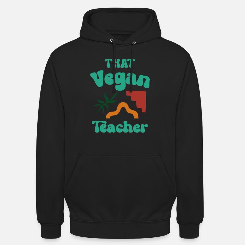 Ce professeur végétalien - Sweat-shirt à capuche unisexe - noir